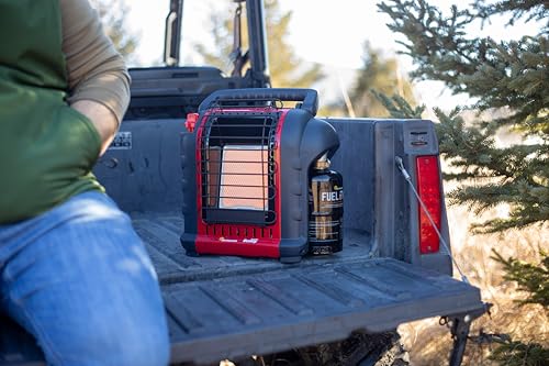 Portable Propane Radiant Heater, 4,000-9,000 BTU Indoor-Safe G8796