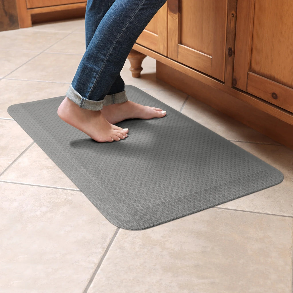 Kitchen Floor Mat, Light Gray, 20" x 30" M283
