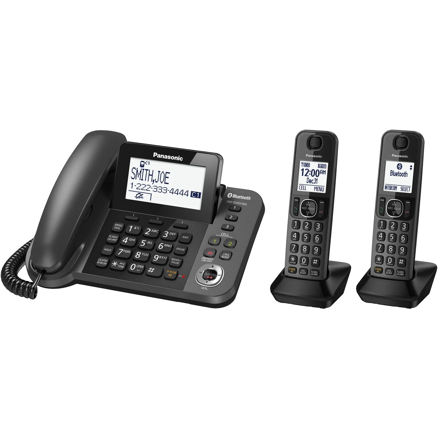 DECT 2-Handset Landline Telephone M315389