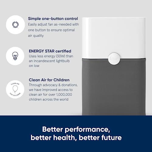 Air Purifier for Small Room, Bedroom, Home, Cleans 926 sqft in One Hour, HEPASilent for Pets, Allergens, Dust, Mold, Smoke Q80338