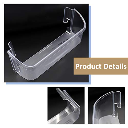Refrigerator Door Bin Shelf, Clear, Double Unit S47141