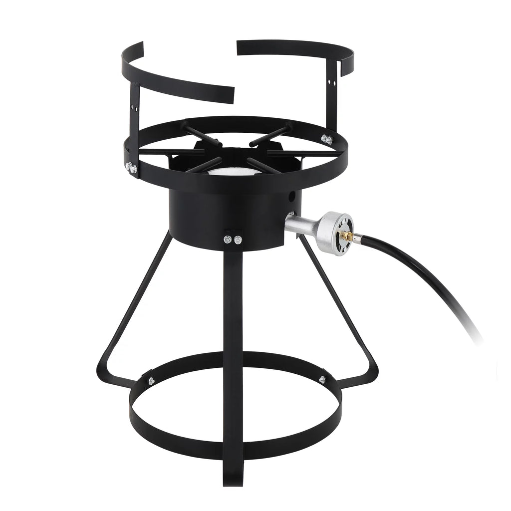Turkey Fryer 30 Qt Cooker Set with Tripod Stand and Gas Burner S2157