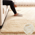 GustaveDesign Large Size Fluffy Rugs Fashion Color Living Room Carpet Comfy Bedroom Home Decorate Area Rugs Pads "39.4inch * 63inch,Beige"