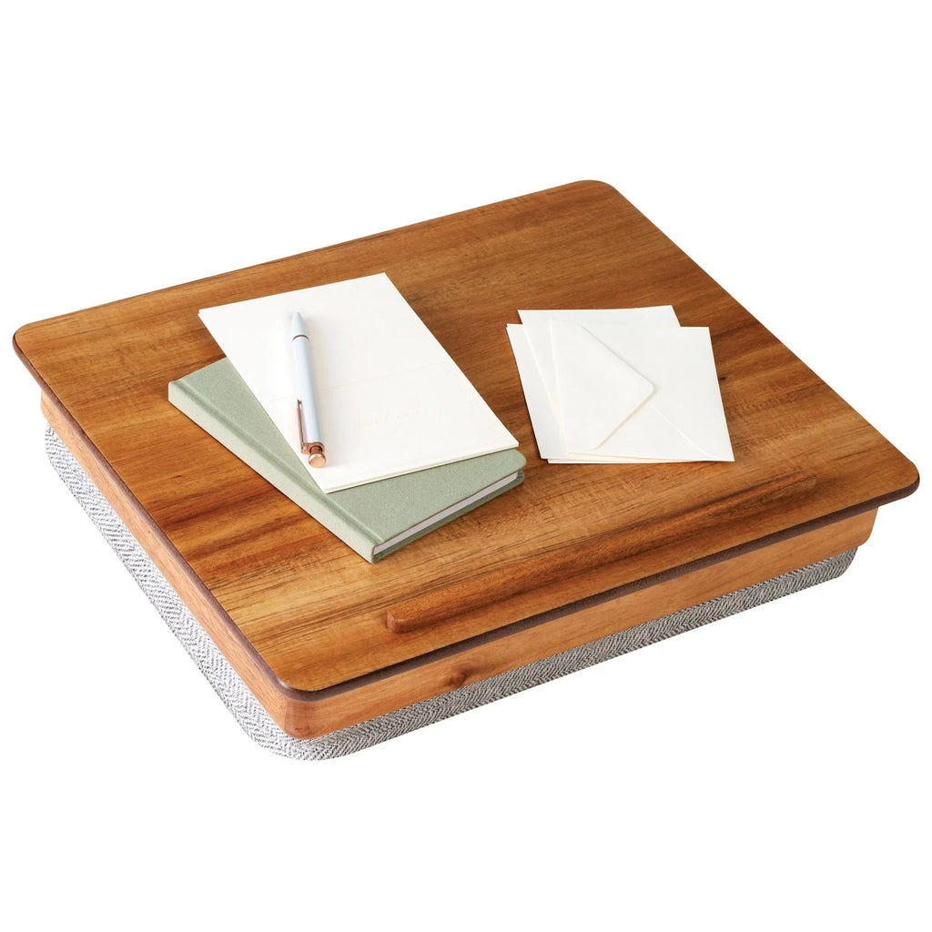 Acacia Wood Lap Desk with Storage F3966