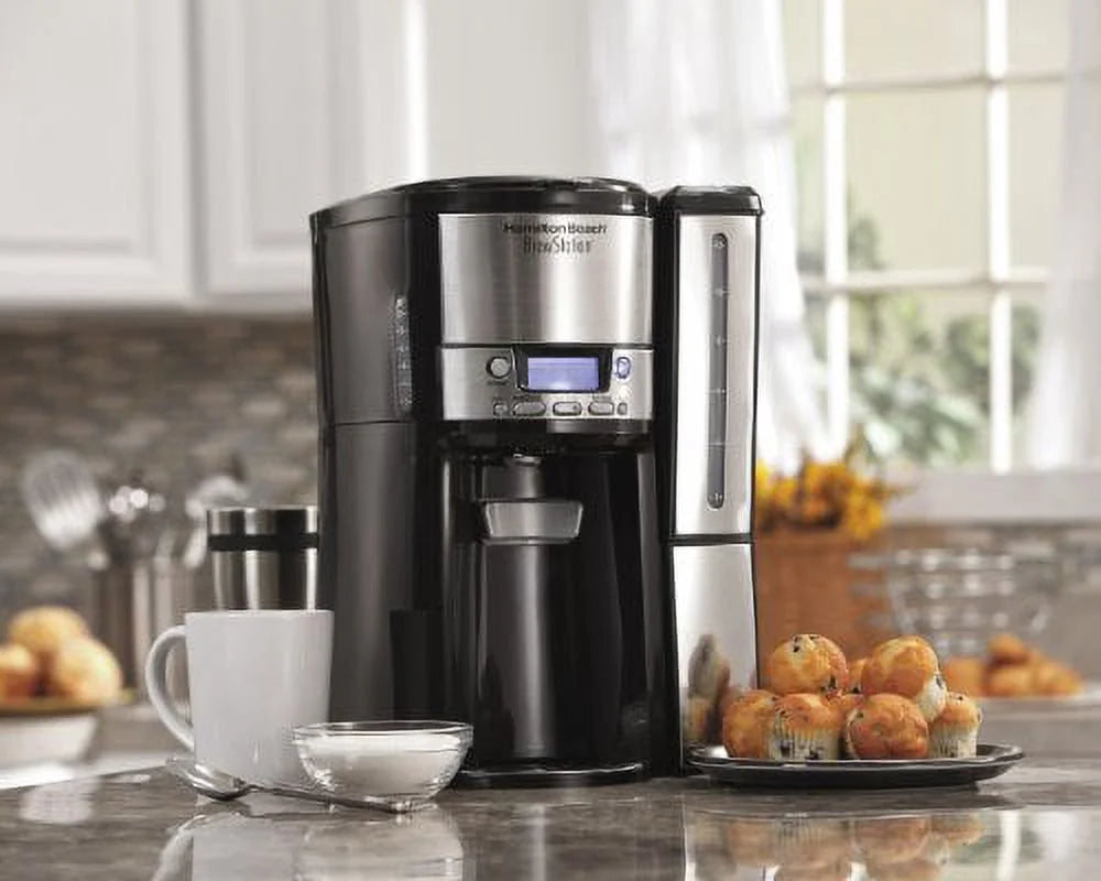 12-Cup Programmable Coffee Maker with Dispensing Station I21948