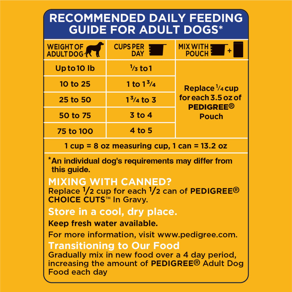 Adult Dry Dog Food Roasted Chicken, Rice & Vegetable Flavor Kibble, 44 lb K680780
