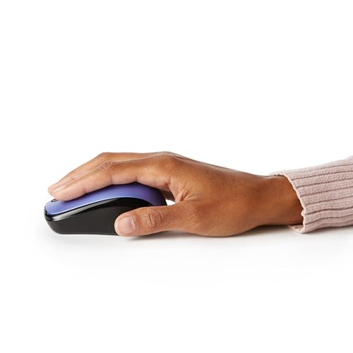 Wireless Optical Computer Mouse with USB Nano Receiver, Black P88471