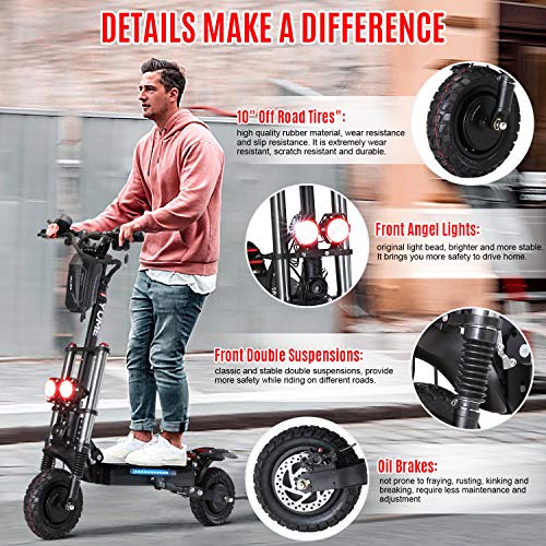 Adult Electric Scooter Dual Motor 52V 2400W 40 MPH D749345