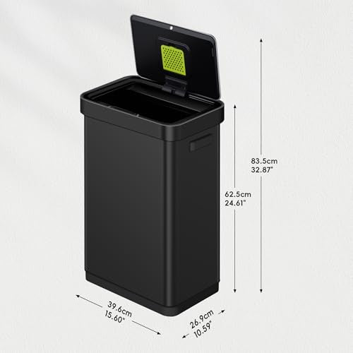 Touchless Motion Sensor Trash Can, 13.2 Gallon, Brushed Stainless Steel A497976