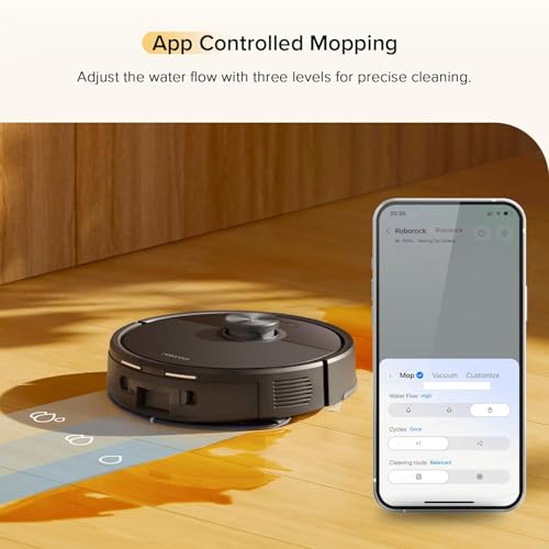 Robot Vacuum with Self-Empty Dock, 5500 Pa Suction, LiDAR Navigation E428049