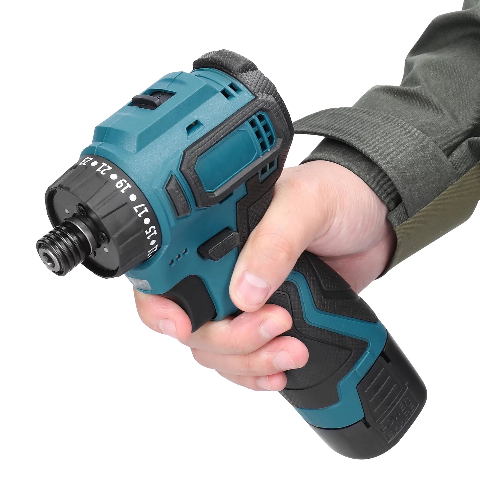 18V Electric Screwdriver, Torque Adjustable 2 Speed, Brushless Motor Repair Tool Kit R348620