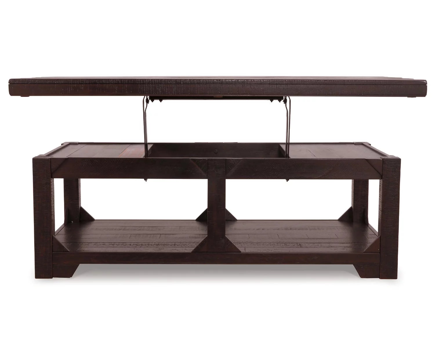Rustic Brown Coffee Table with Lift Top X72288