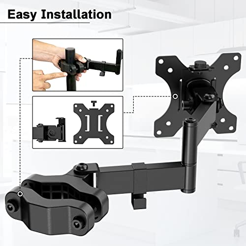 Universal VESA Pole Mount, Full Motion TV Mount for 17-32 Inch Screens, Black X712162