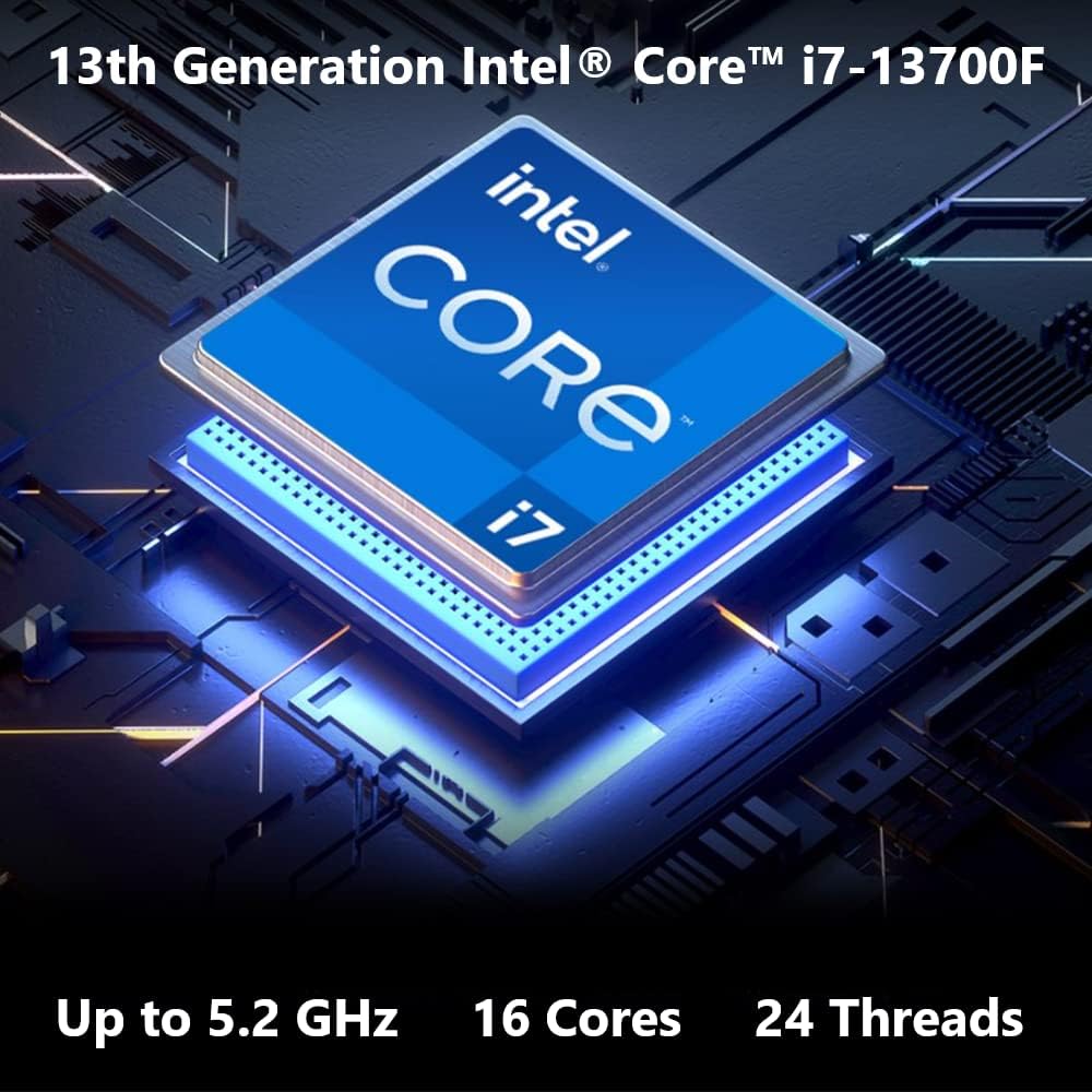 Gaming Desktop with Intel Core i7 and RTX 3070, 16GB RAM, 1TB SSD F572