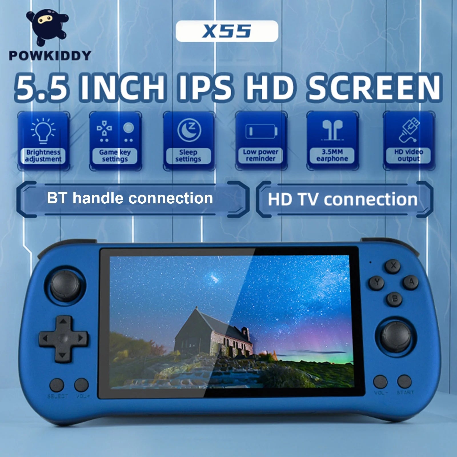 Handheld Game Console, TV Compatible H389594