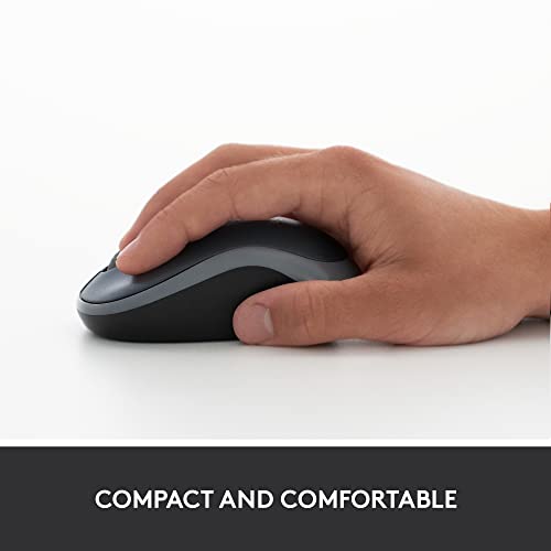 Wireless Mouse, 2.4GHz USB Receiver, 12-Month Battery, 1000 DPI Optical Tracking I608686