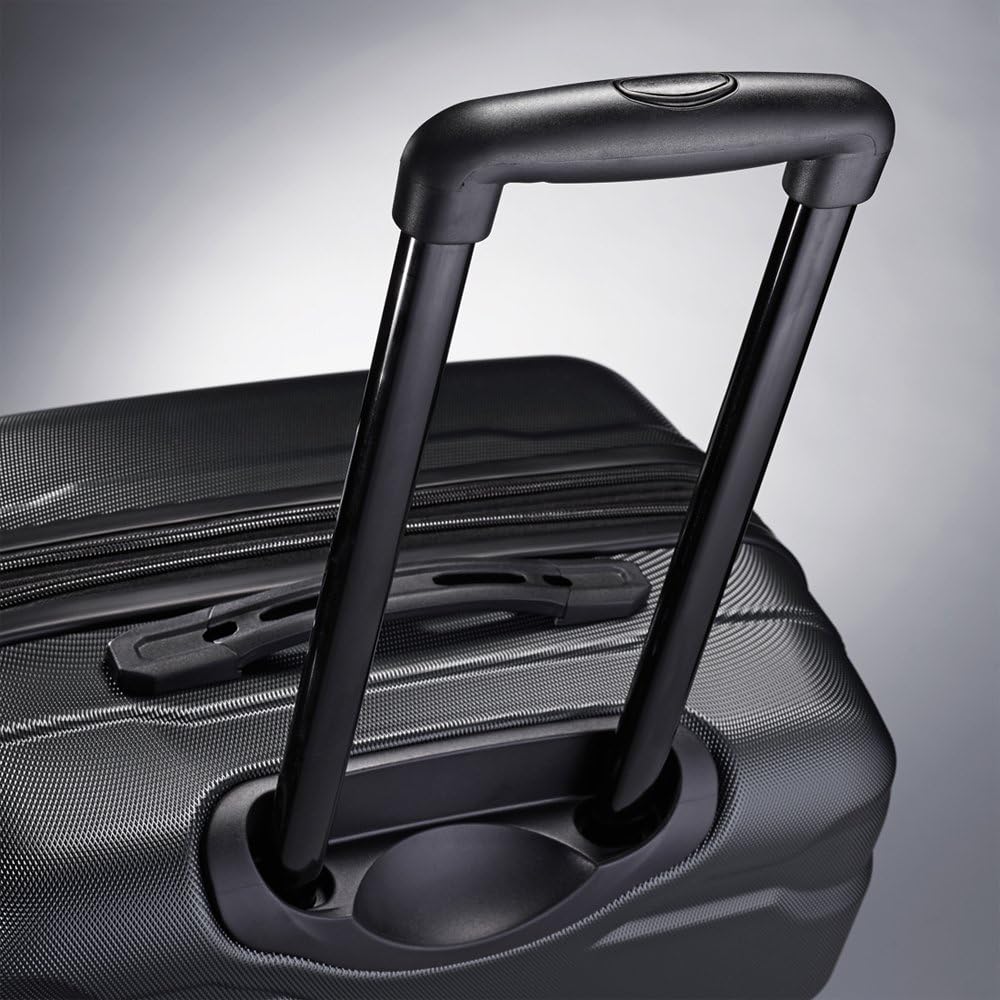 Hardside Spinner 2-Piece Luggage Set 24 and 20 Inch Black Y471