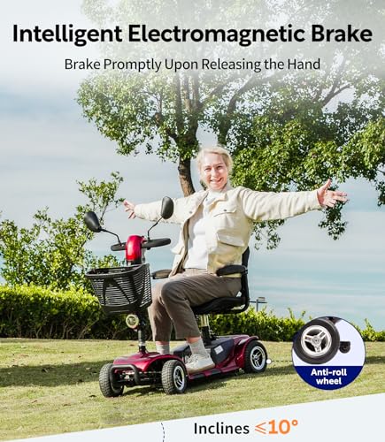 4 Wheel Foldable Electric Mobility Scooter for Adults A65796