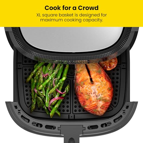XL 8-Qt Touch Air Fryer, Digital Presets, Nonstick Dishwasher-Safe L9402