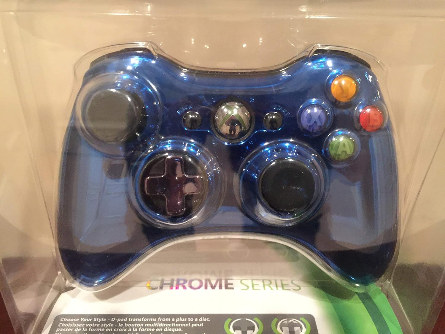 Xbox 360 Wireless Controller - Blue (Renewed) T640