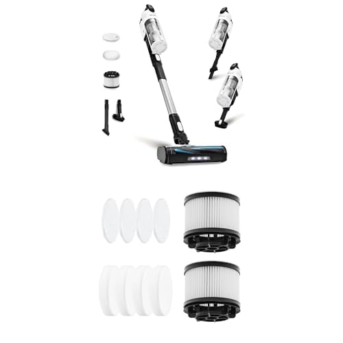 Cordless Stick Vacuum Cleaner with Tangle-Resistant Design, 50-Minute Runtime T113949