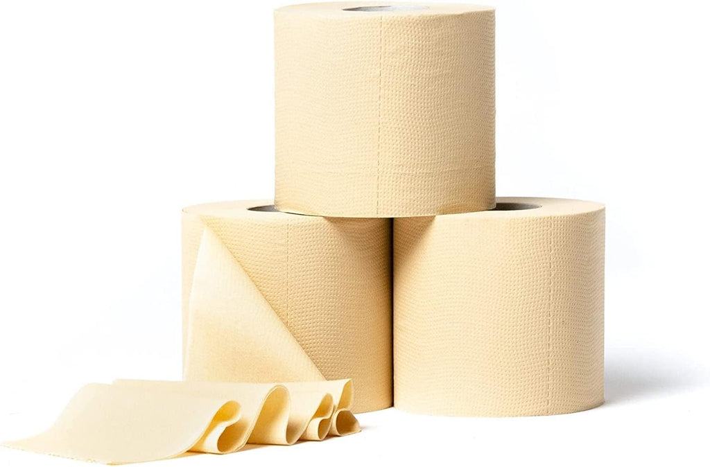 Bamboo Toilet Roll 48 Pack, Unbleached 3 Ply, 300 Sheets Z300225