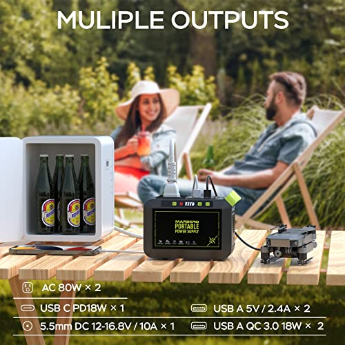 Portable Power Station 88Wh Camping Lithium Battery Solar Generator Fast Charging with AC Outlet N28722