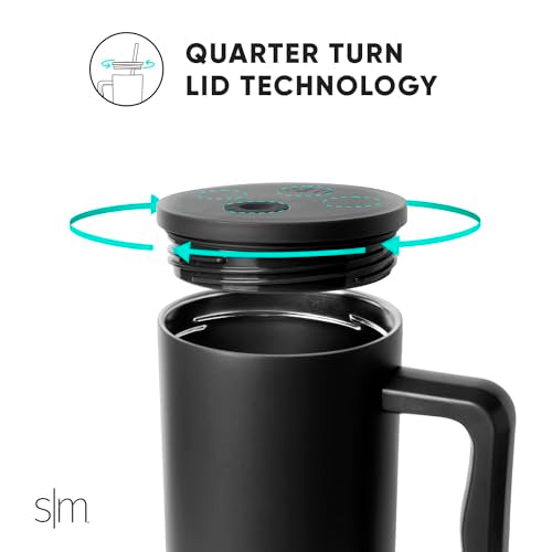 30 oz Insulated Tumbler with Handle and Straw Lid D956