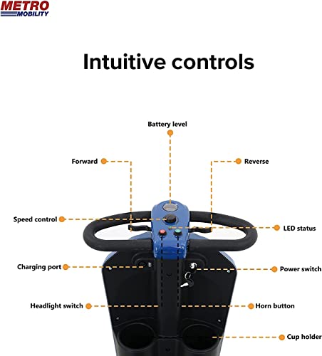 Folding Mobility Scooter for Seniors with Windshield and USB Port F311