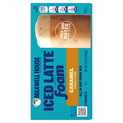 Iced Caramel Latte Instant Coffee Drink Mix Y4204