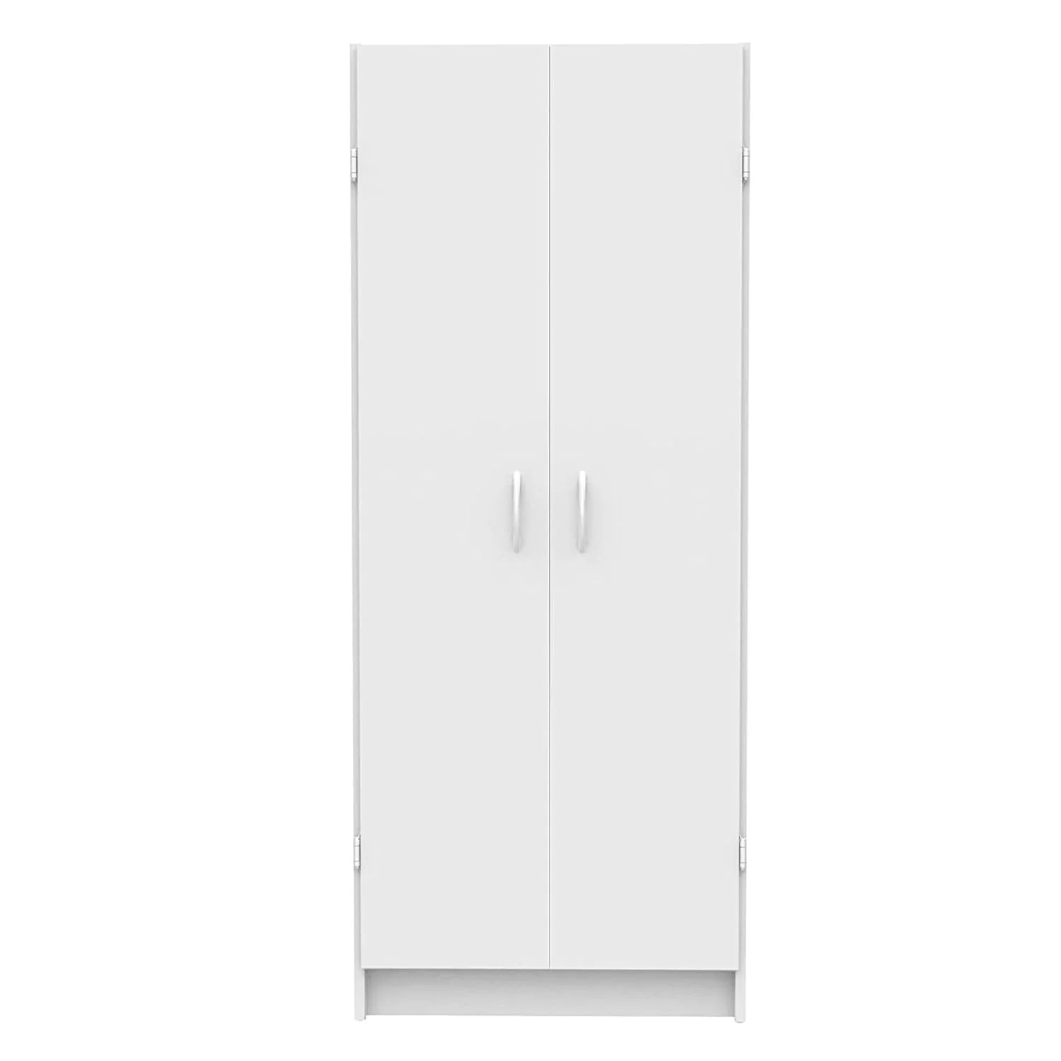 YINCHEN Pantry Cabinet Cupboard with 2 Doors, Adjustable Shelves, Standing, Storage for Kitchen, Laundry or Utility Room, White