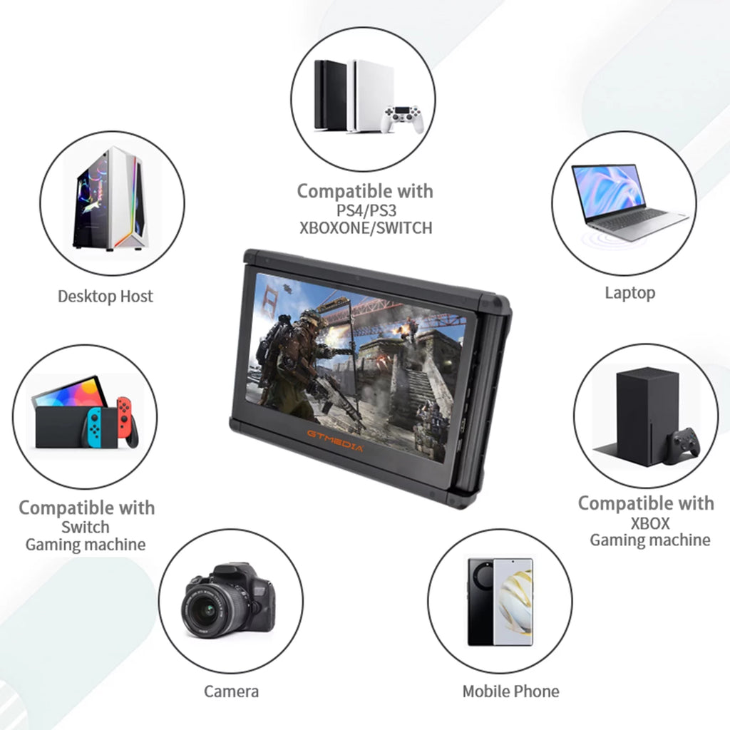 Portable Dual Screen Monitor for Laptop 11.6 Inch IPS 1080P Z8992