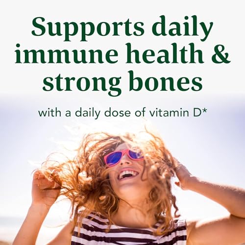 Vitamin D3 2000 IU Supplement, Immune & Bone Support, 90 Tablets Q577