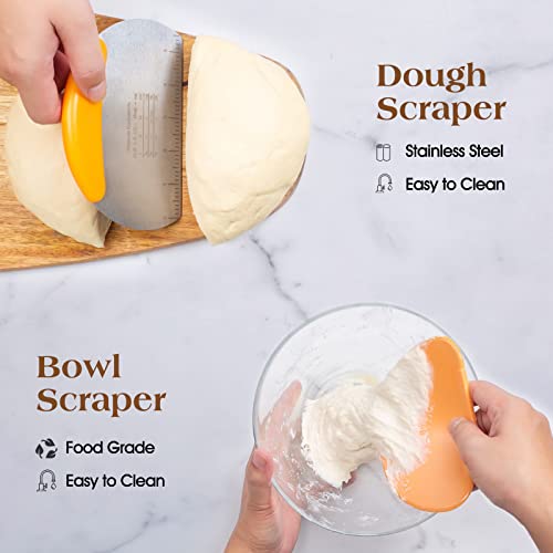 Sourdough Starter Kit with Banneton Proofing Baskets and Bread Sling O5708