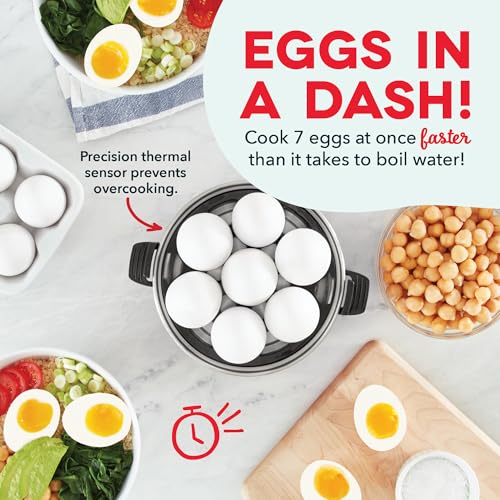 6 Egg Capacity Electric Egg Cooker with Auto Shut Off - Black U471