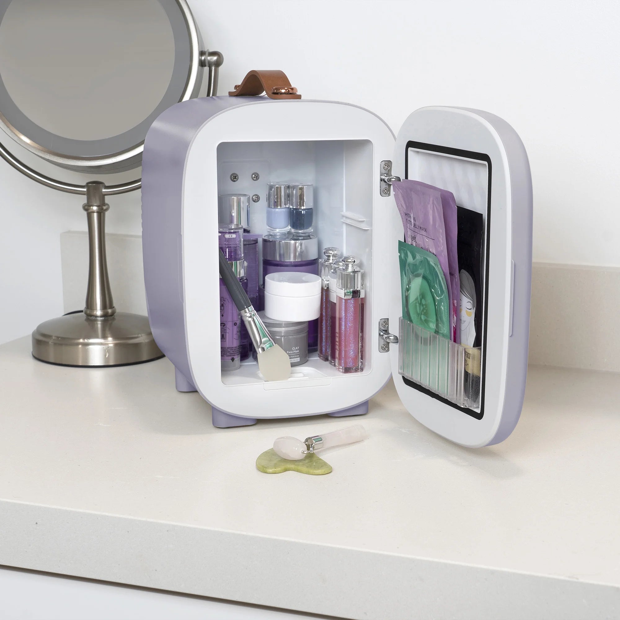 4L Mini Fridge for Beauty and Skincare, Lavender H4521
