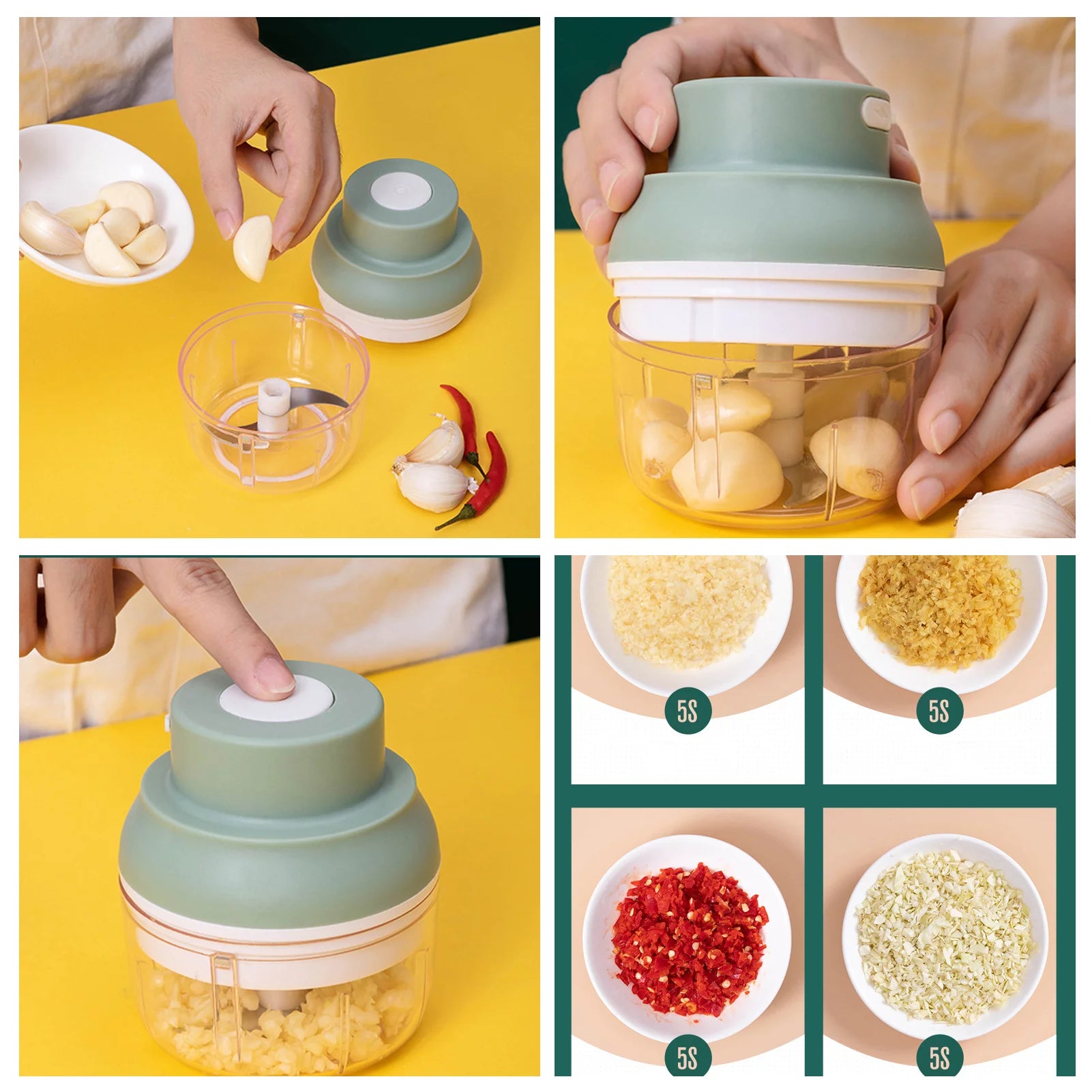 Electric Chopper for Salad Meat Onion Mincer K29927