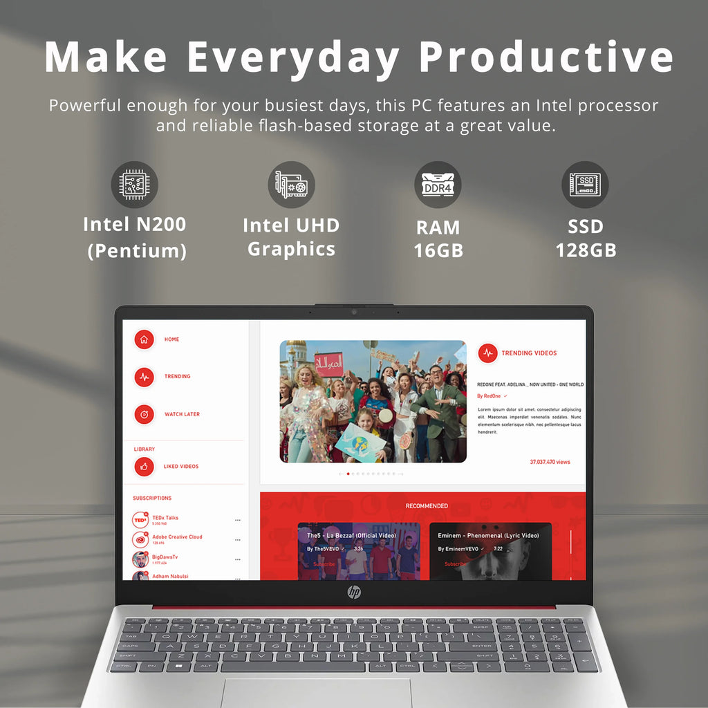 15.6 Business Laptop with Intel Pentium and 16GB RAM C397836