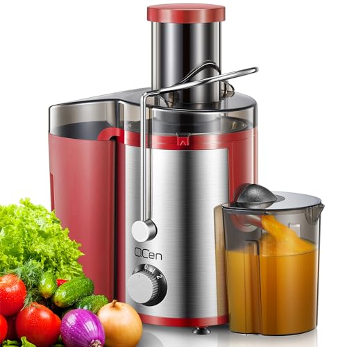 Juicer Machine, 800W Centrifugal Extractor with Wide Mouth Feed Chute, Stainless Steel, BPA-free Y425329