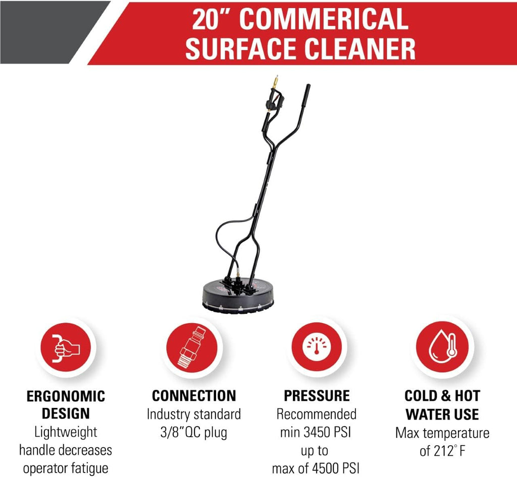 20" Industrial Pressure Washer Surface Cleaner for Hot and Cold Water Machines H6681