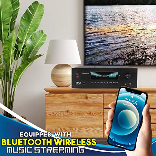 1000W 5.2 Channel Home Theater Receiver with Bluetooth and Wireless Mics M19717