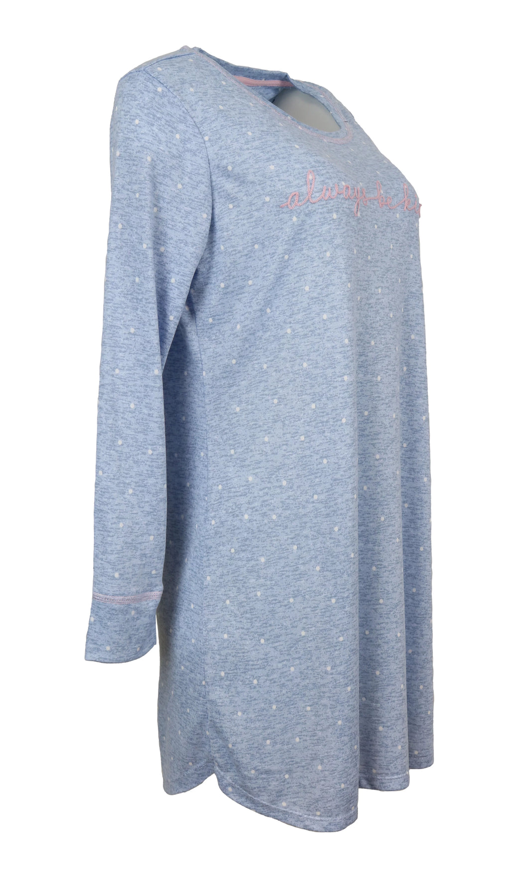 Women's Long Sleeve Night Gown Sleep Dress F209