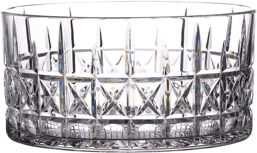 Crystalline Clear Vase, 9 inches J237