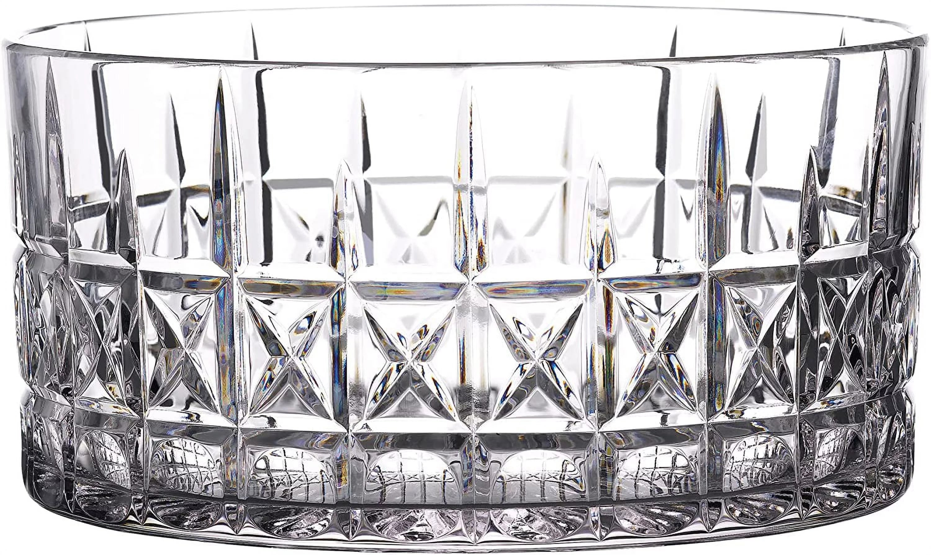 Crystalline Clear Vase, 9 inches J237