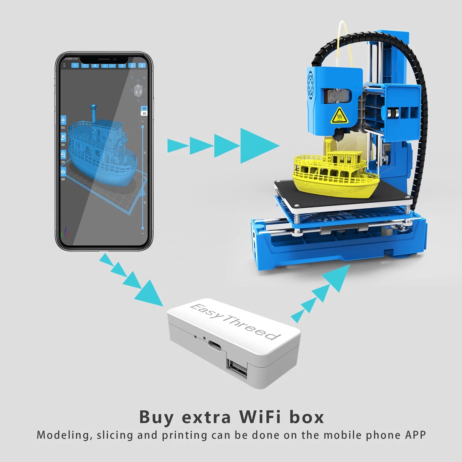 Mini 3D Printer for Kids and Beginners, High Accuracy I68770
