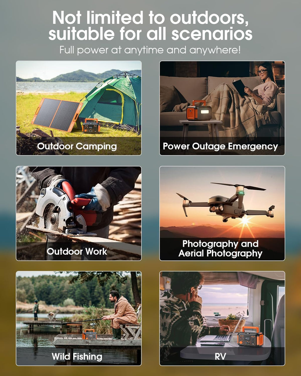 Portable Power Station 300W, 269Wh Lithium Battery Solar Generator for Camping and Emergency Use T792