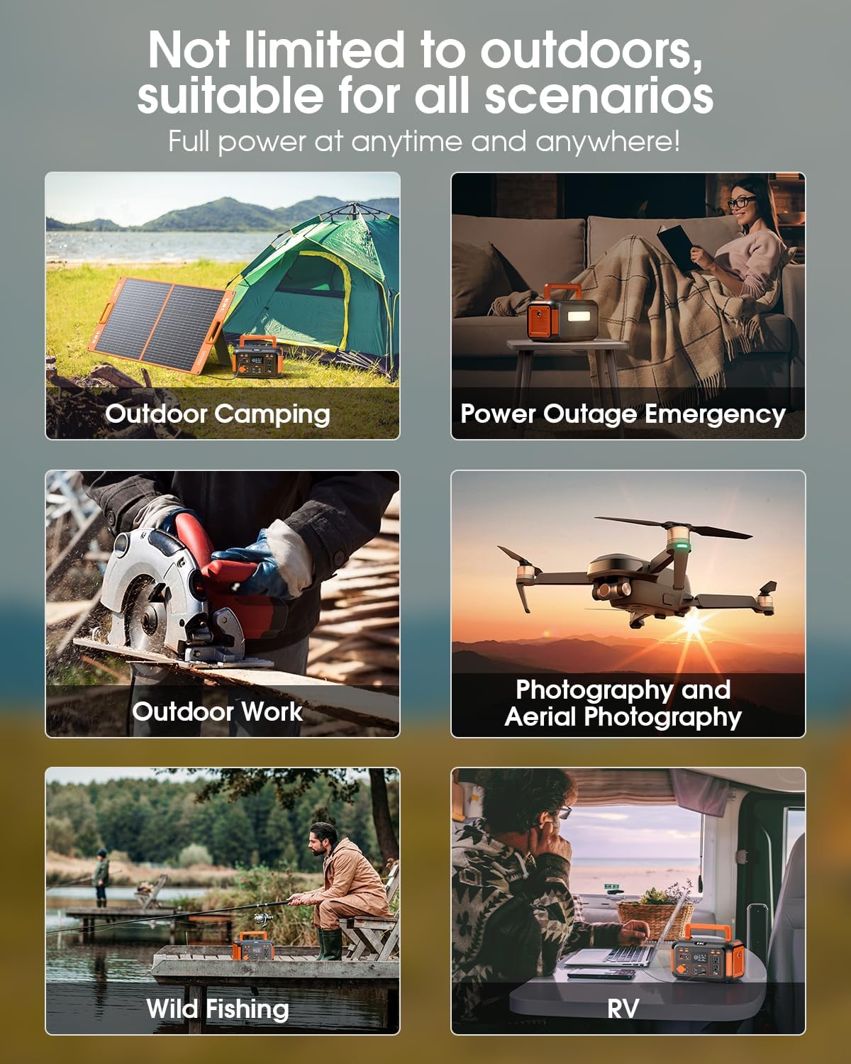 Portable Power Station 300W, 269Wh Lithium Battery Solar Generator for Camping and Emergency Use T792