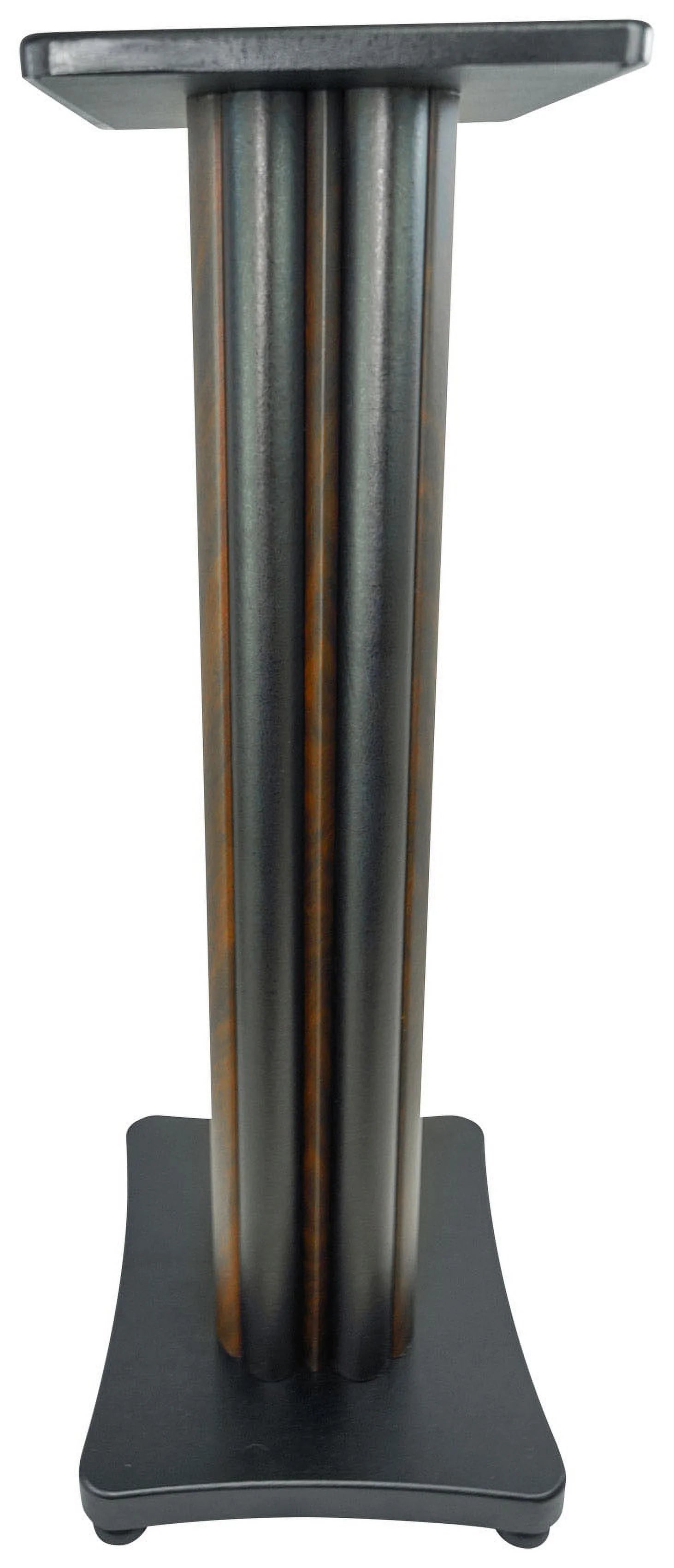 28" Speaker Stands, Dark Wood Grain G87170