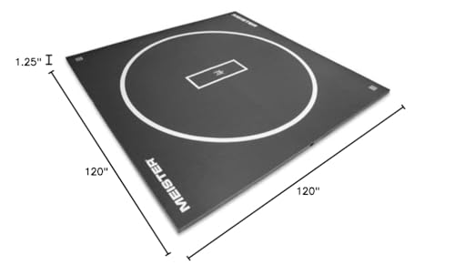 10ft x 10ft Roll-Up Wrestling Mat for Home & Gym N6494