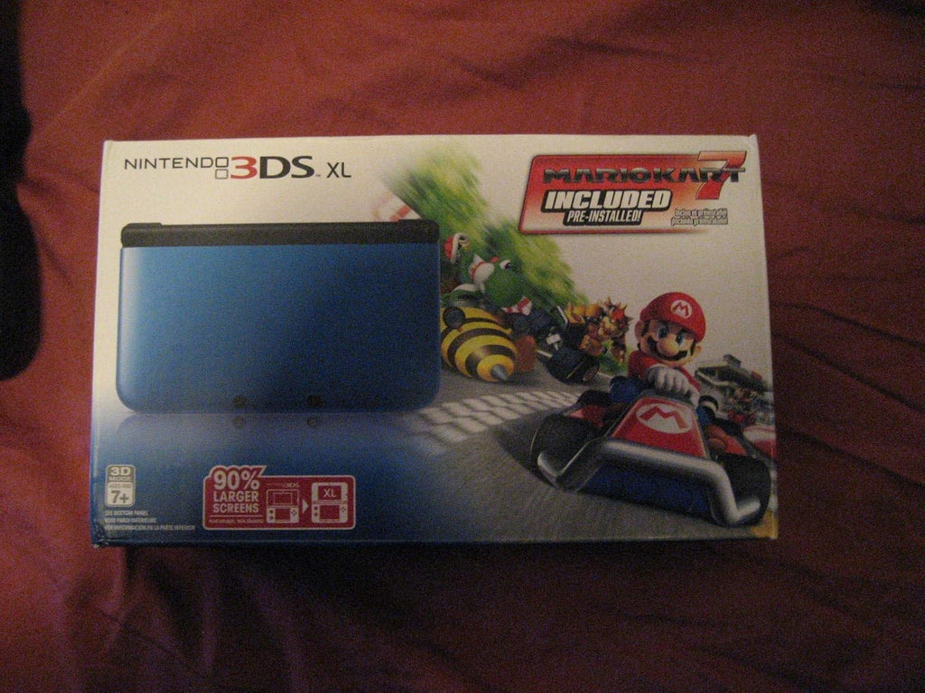 3DS XL Blue/Black with Mario Kart 7 Pre-Installed S5270